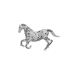 Horse brooch