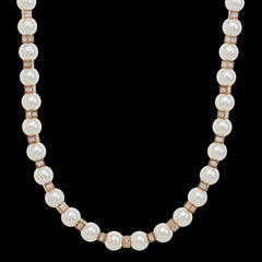 Pearl baguette necklace