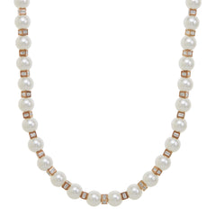 Pearl baguette necklace