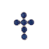 Insane&co Iced Up Cross (Blue) Pendant