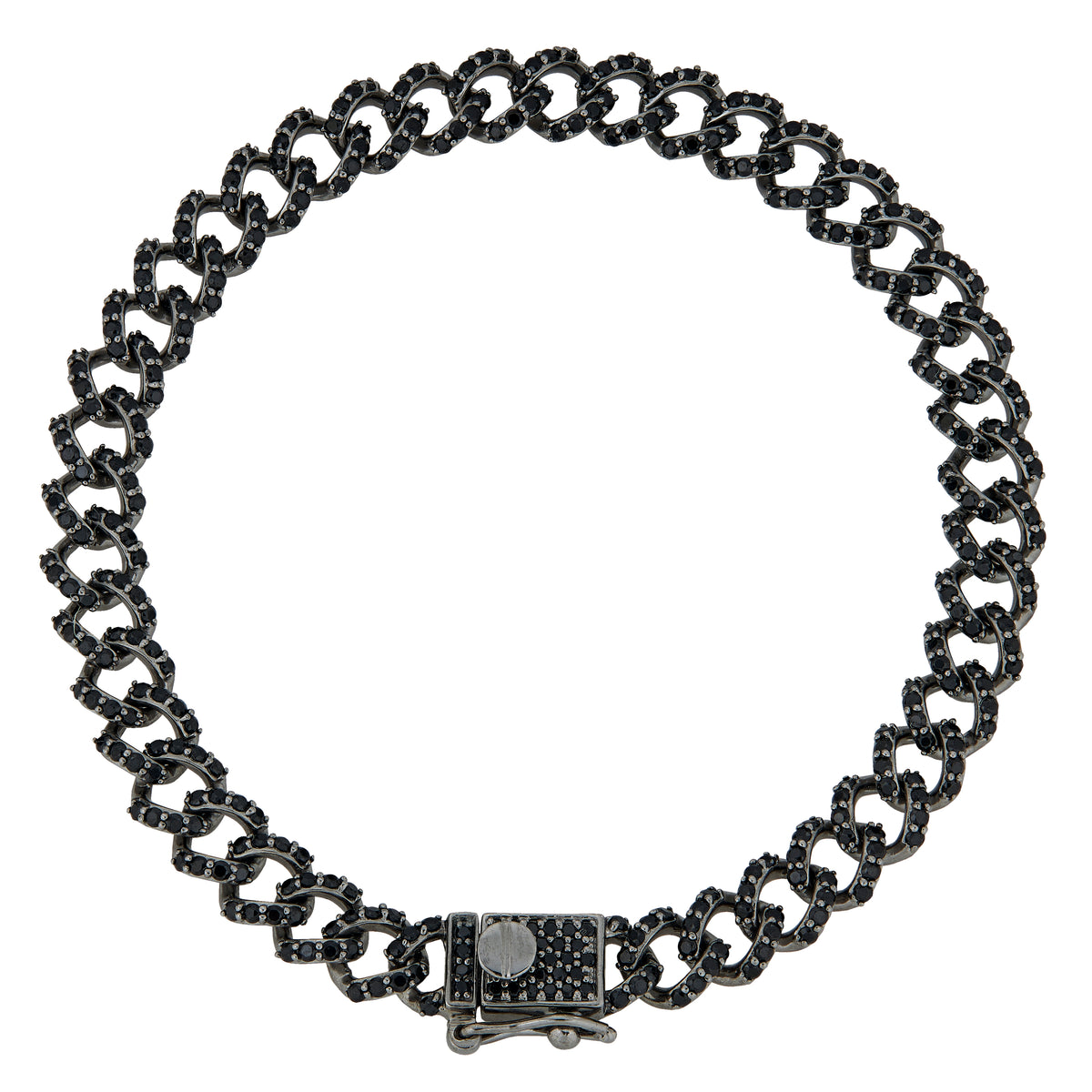 BLACK CUBAN BRACELET