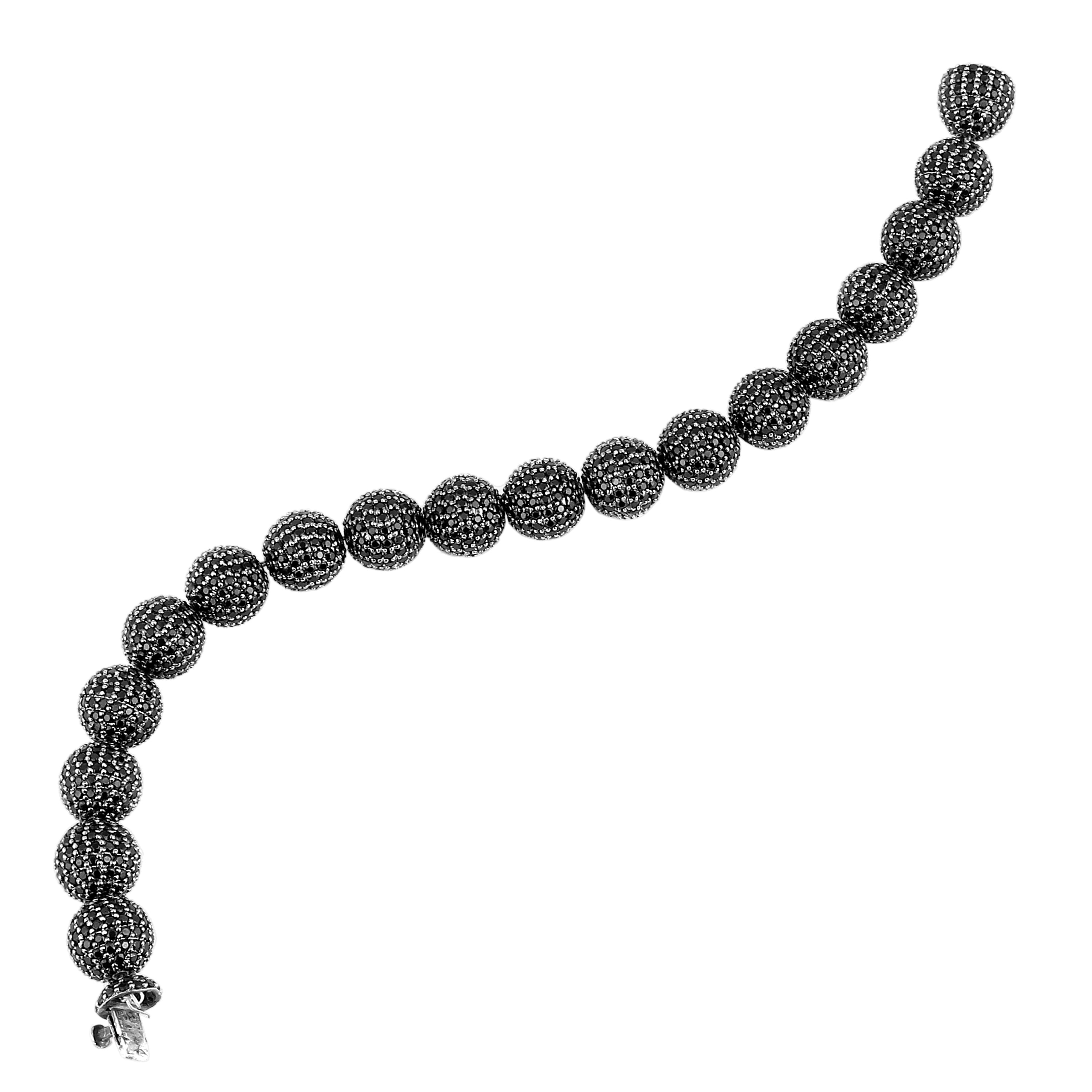 Insane&co Black Ball Bracelet