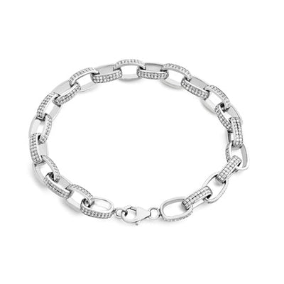 Cable link bracelet